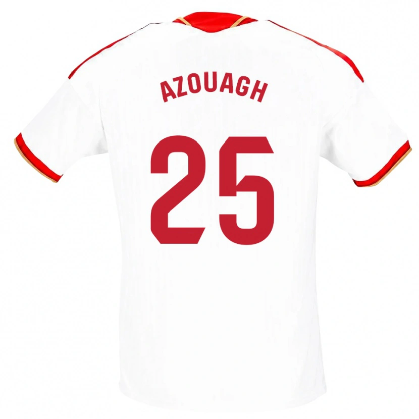 Danxen Heren Rayan Azouagh #25 Wit Rood Thuisshirt Thuistenue 2026/27 T-Shirt