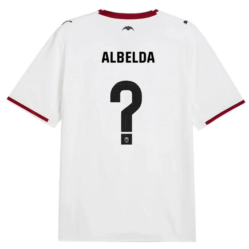 Danxen Heren David Albelda #0 Zwart Wit Rood Geel Thuisshirt Thuistenue 2026/27 T-Shirt