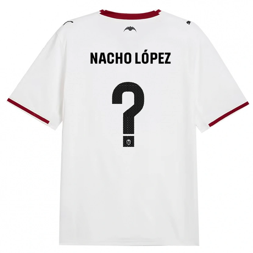 Danxen Heren Nacho López #0 Zwart Wit Rood Geel Thuisshirt Thuistenue 2026/27 T-Shirt