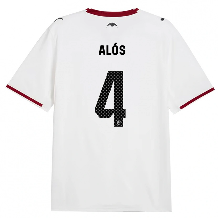 Danxen Heren Carlos Alós #4 Zwart Wit Rood Geel Thuisshirt Thuistenue 2026/27 T-Shirt