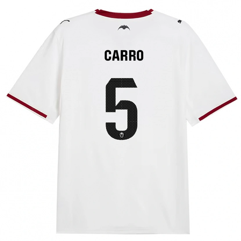 Danxen Heren Marta Carro #5 Zwart Wit Rood Geel Thuisshirt Thuistenue 2026/27 T-Shirt