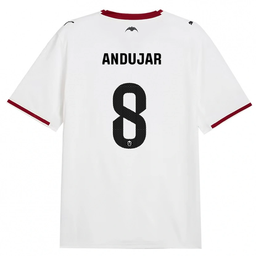 Danxen Heren Candela Andujar #8 Zwart Wit Rood Geel Thuisshirt Thuistenue 2026/27 T-Shirt