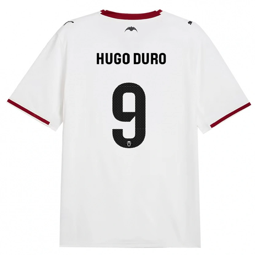 Danxen Heren Hugo Duro #9 Zwart Wit Rood Geel Thuisshirt Thuistenue 2026/27 T-Shirt