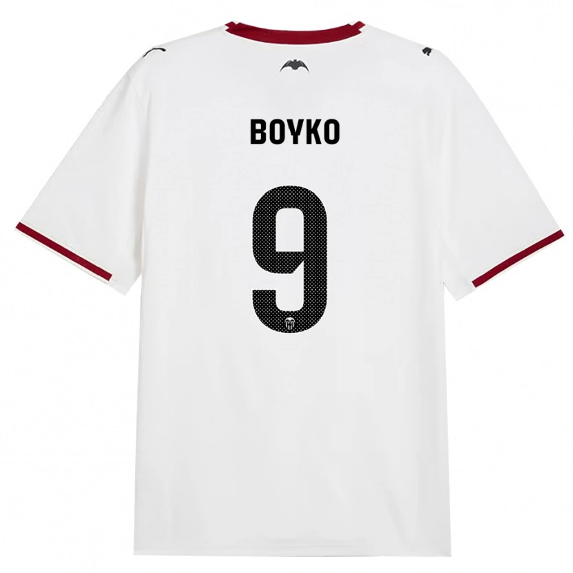 Danxen Heren Yaroslav Boyko #9 Zwart Wit Rood Geel Thuisshirt Thuistenue 2026/27 T-Shirt