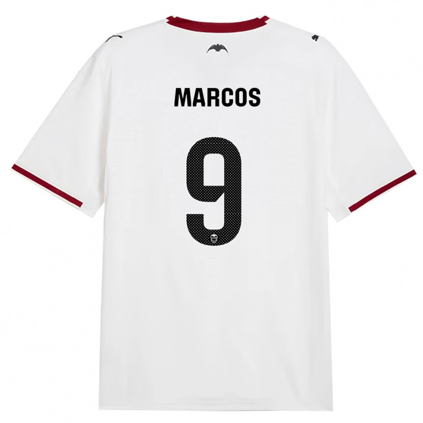 Danxen Heren Ana Marcos #9 Zwart Wit Rood Geel Thuisshirt Thuistenue 2026/27 T-Shirt