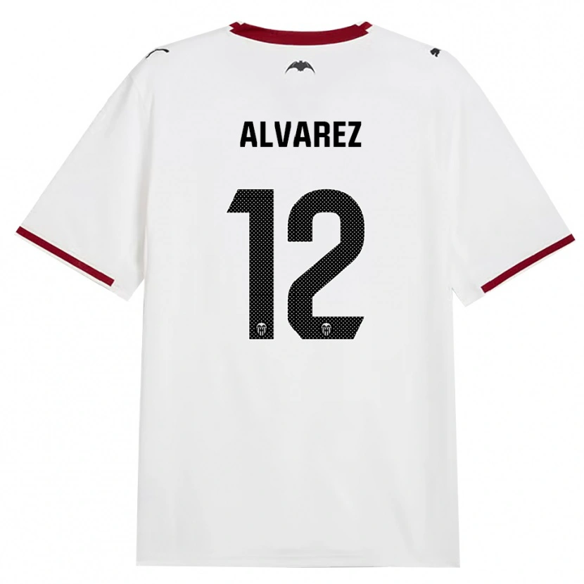 Danxen Heren Sofia Alvarez #12 Zwart Wit Rood Geel Thuisshirt Thuistenue 2026/27 T-Shirt