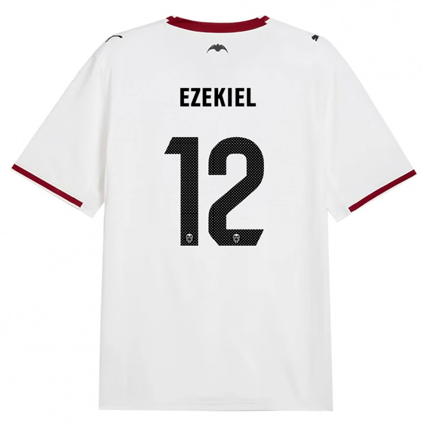 Danxen Heren Ezekiel Montunrayo #12 Zwart Wit Rood Geel Thuisshirt Thuistenue 2026/27 T-Shirt