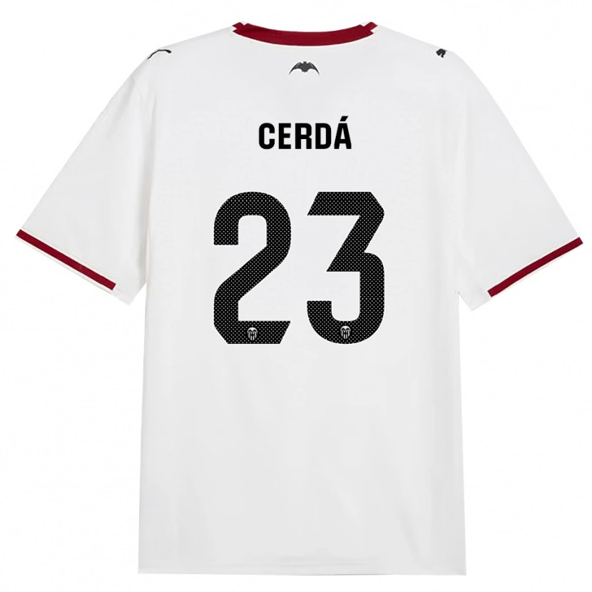 Danxen Heren Alex Cerdá #23 Zwart Wit Rood Geel Thuisshirt Thuistenue 2026/27 T-Shirt