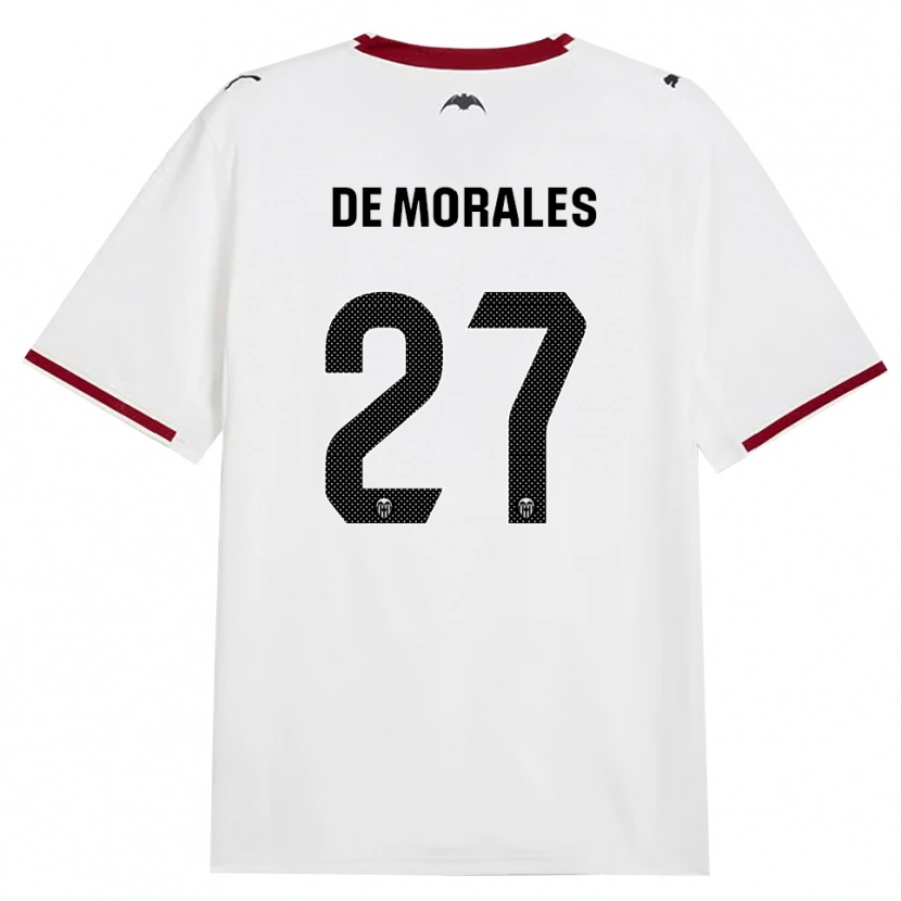 Danxen Heren Rubén Muñoz De Morales #27 Zwart Wit Rood Geel Thuisshirt Thuistenue 2026/27 T-Shirt