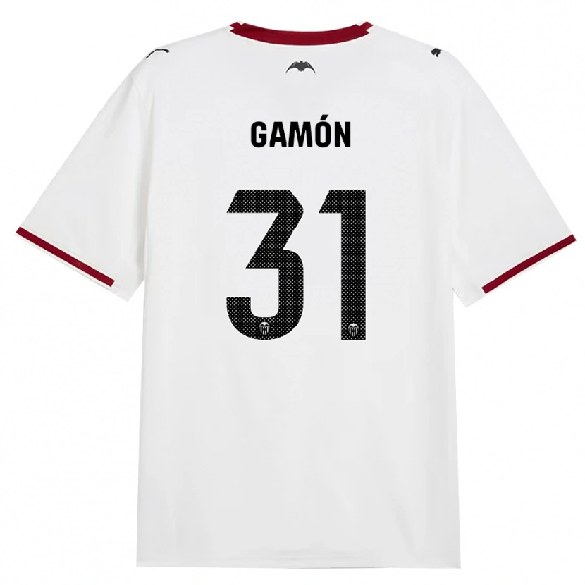 Danxen Heren Rodrigo Gamón #31 Zwart Wit Rood Geel Thuisshirt Thuistenue 2026/27 T-Shirt
