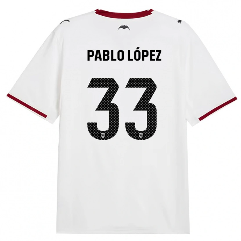 Danxen Heren Pablo López #33 Zwart Wit Rood Geel Thuisshirt Thuistenue 2026/27 T-Shirt