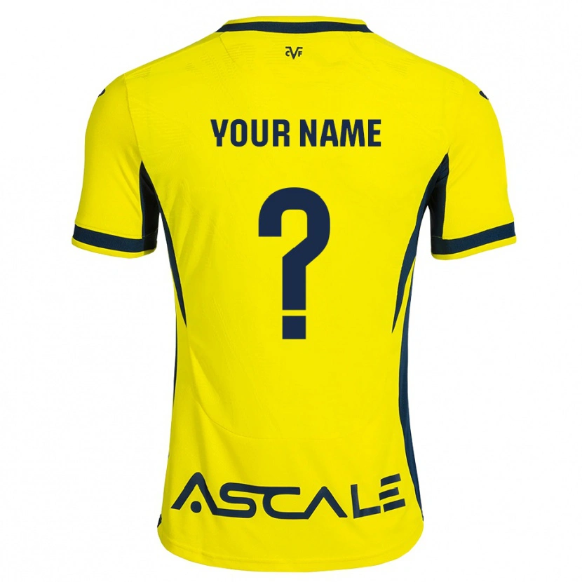 Danxen Heren Uw Naam #0 Geel Zwart Rood Thuisshirt Thuistenue 2026/27 T-Shirt