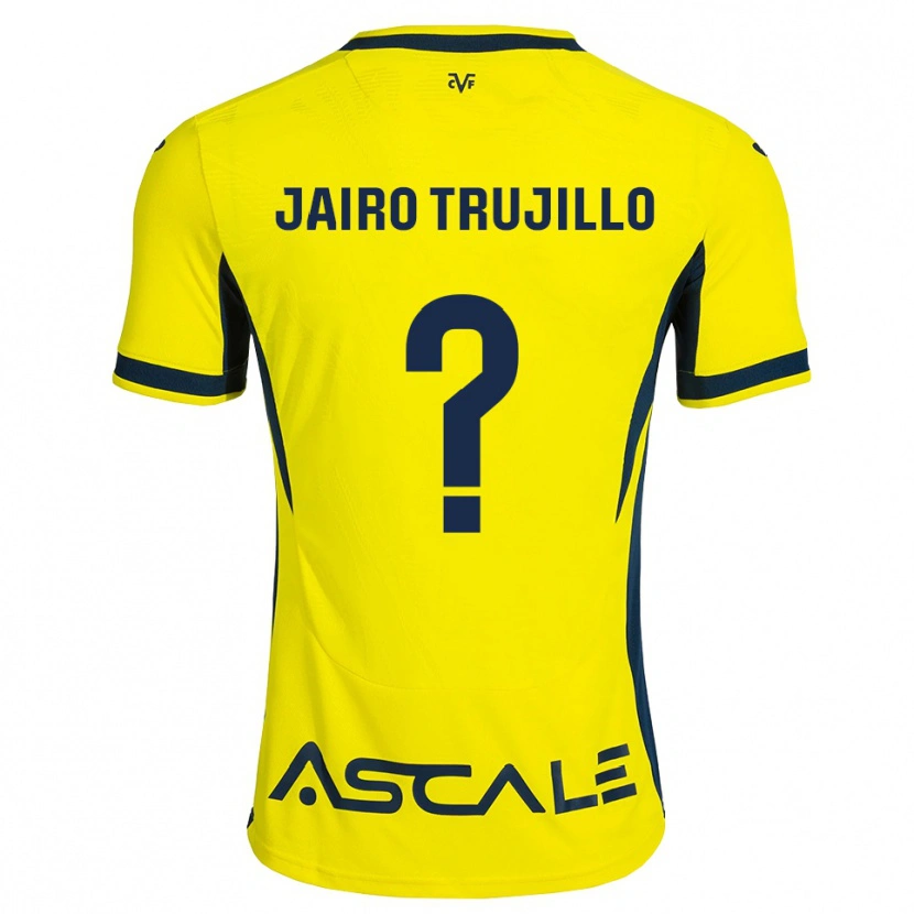 Danxen Heren Jairo Trujillo #0 Geel Zwart Rood Thuisshirt Thuistenue 2026/27 T-Shirt
