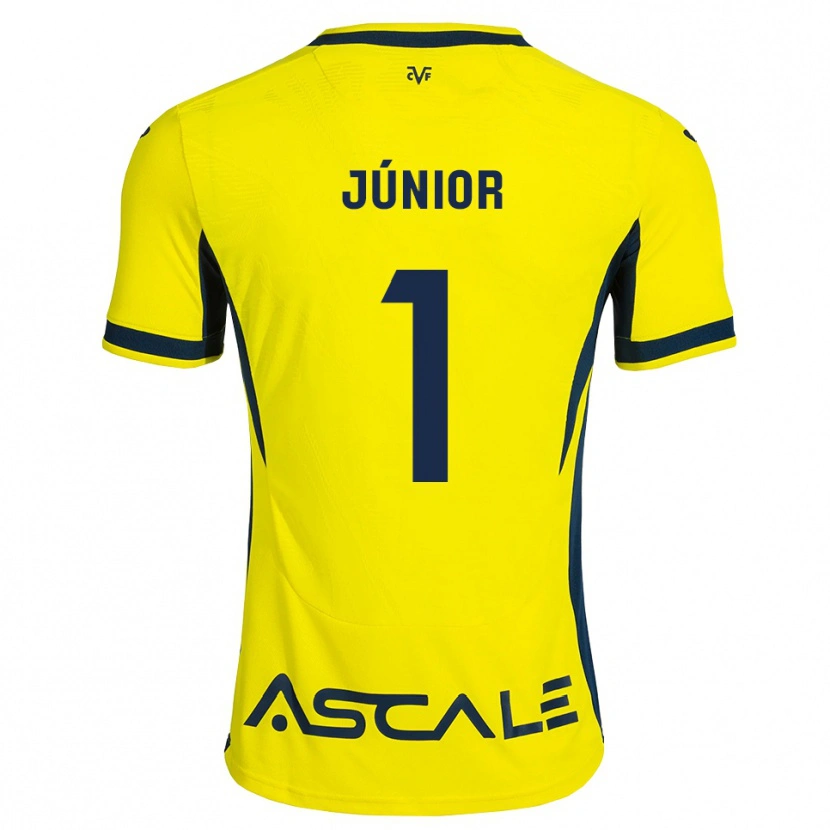 Danxen Heren Luiz Júnior #1 Geel Zwart Rood Thuisshirt Thuistenue 2026/27 T-Shirt
