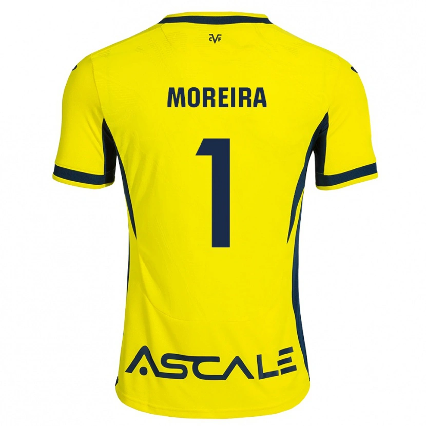 Danxen Heren Yago Moreira #1 Geel Zwart Rood Thuisshirt Thuistenue 2026/27 T-Shirt