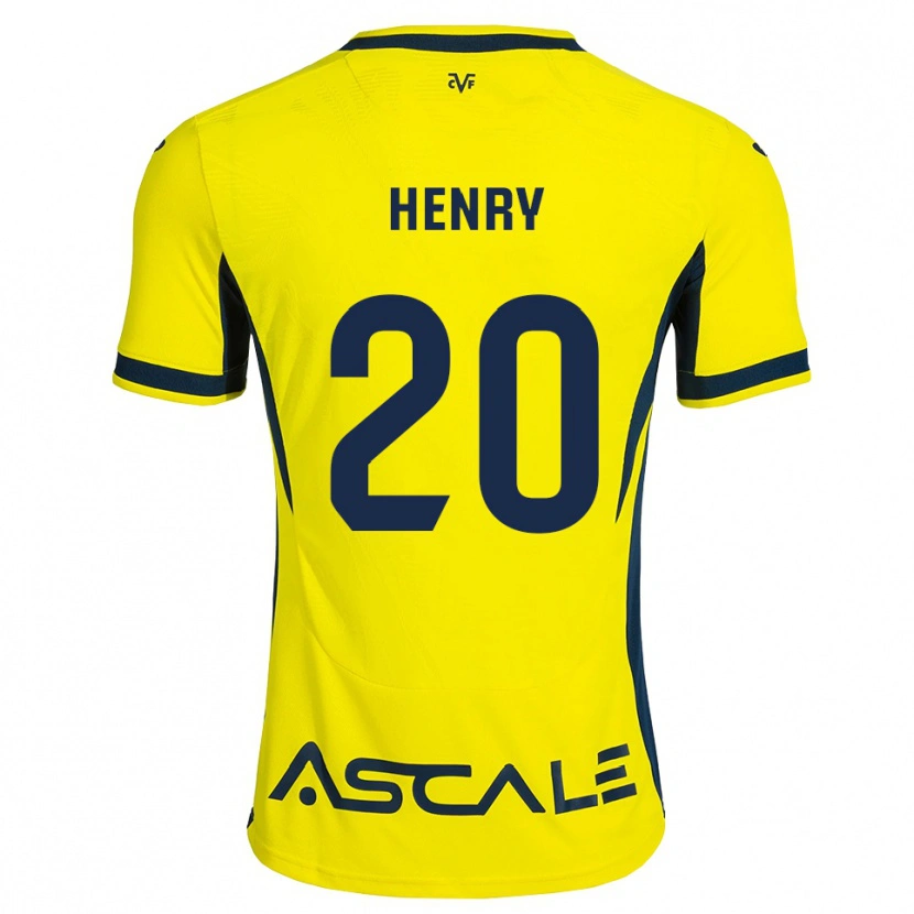 Danxen Heren Kevlin Henry #20 Geel Zwart Rood Thuisshirt Thuistenue 2026/27 T-Shirt
