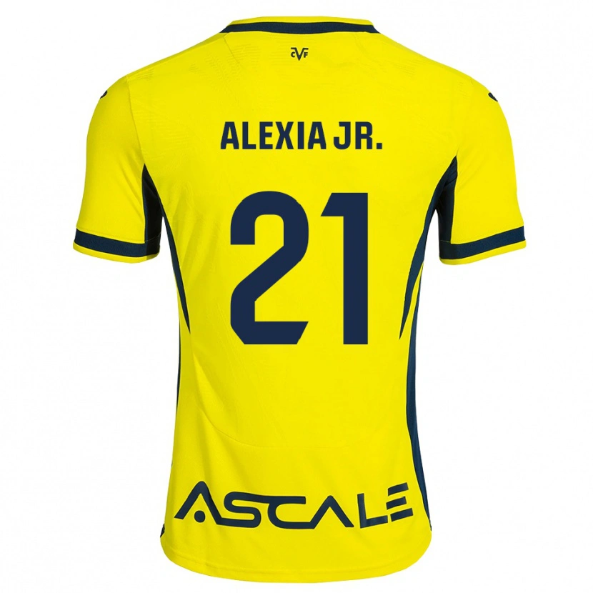 Danxen Heren Alexia Blanco Llacuno #21 Geel Zwart Rood Thuisshirt Thuistenue 2026/27 T-Shirt