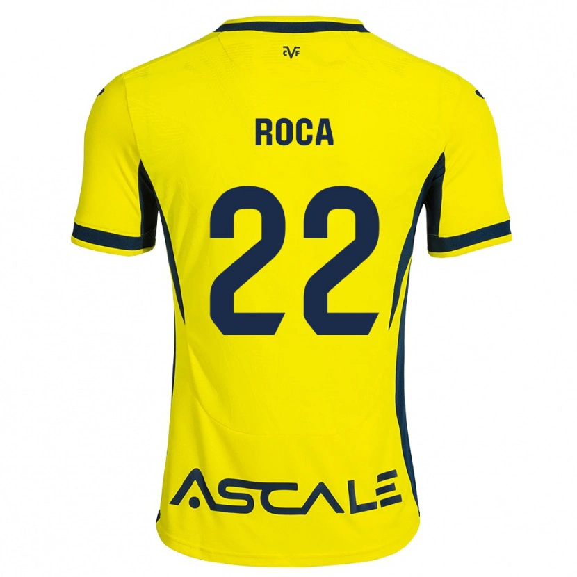 Danxen Heren Mauro Roca #22 Geel Zwart Rood Thuisshirt Thuistenue 2026/27 T-Shirt