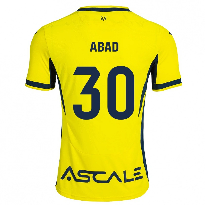 Danxen Heren Iker Abad #30 Geel Zwart Rood Thuisshirt Thuistenue 2026/27 T-Shirt