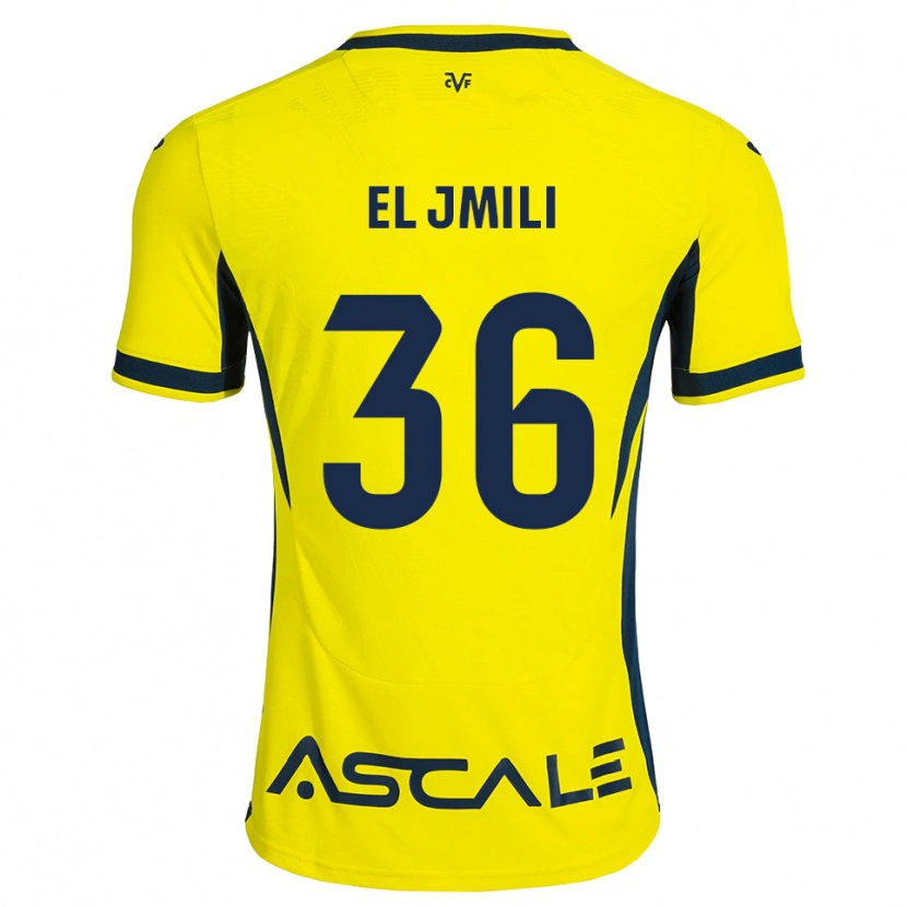 Danxen Heren Nizar El Jmili #36 Geel Zwart Rood Thuisshirt Thuistenue 2026/27 T-Shirt