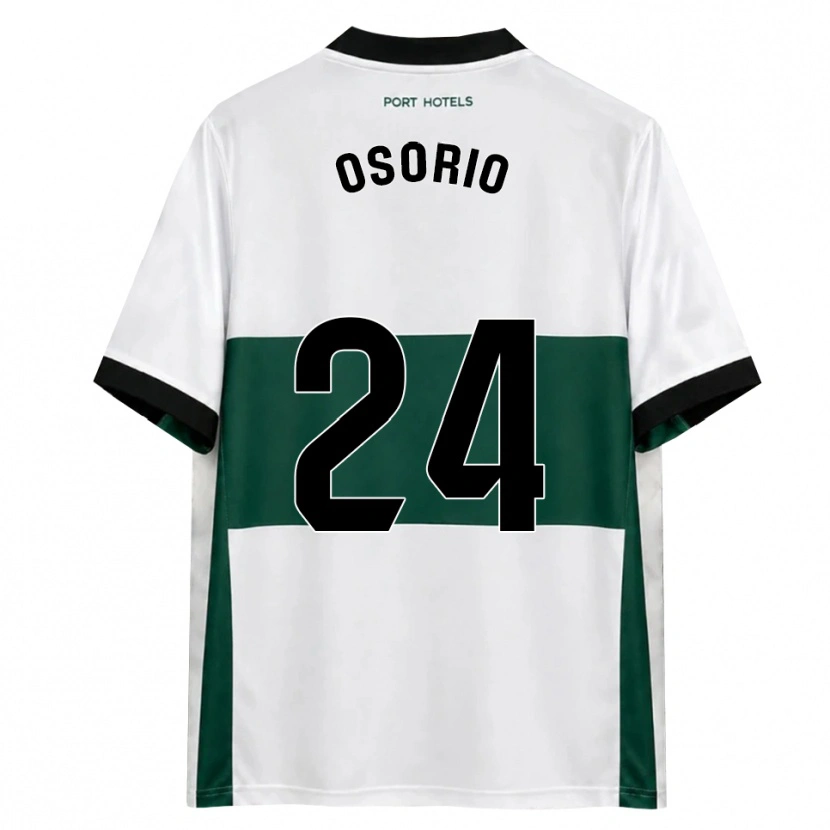 Danxen Heren Abiel Osorio #24 Groen Wit Rood Thuisshirt Thuistenue 2026/27 T-Shirt