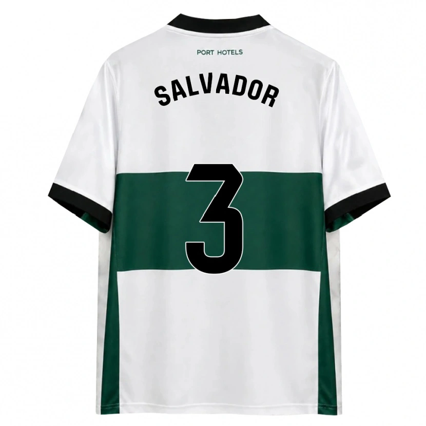 Danxen Heren Nico Salvador #3 Groen Wit Rood Thuisshirt Thuistenue 2026/27 T-Shirt