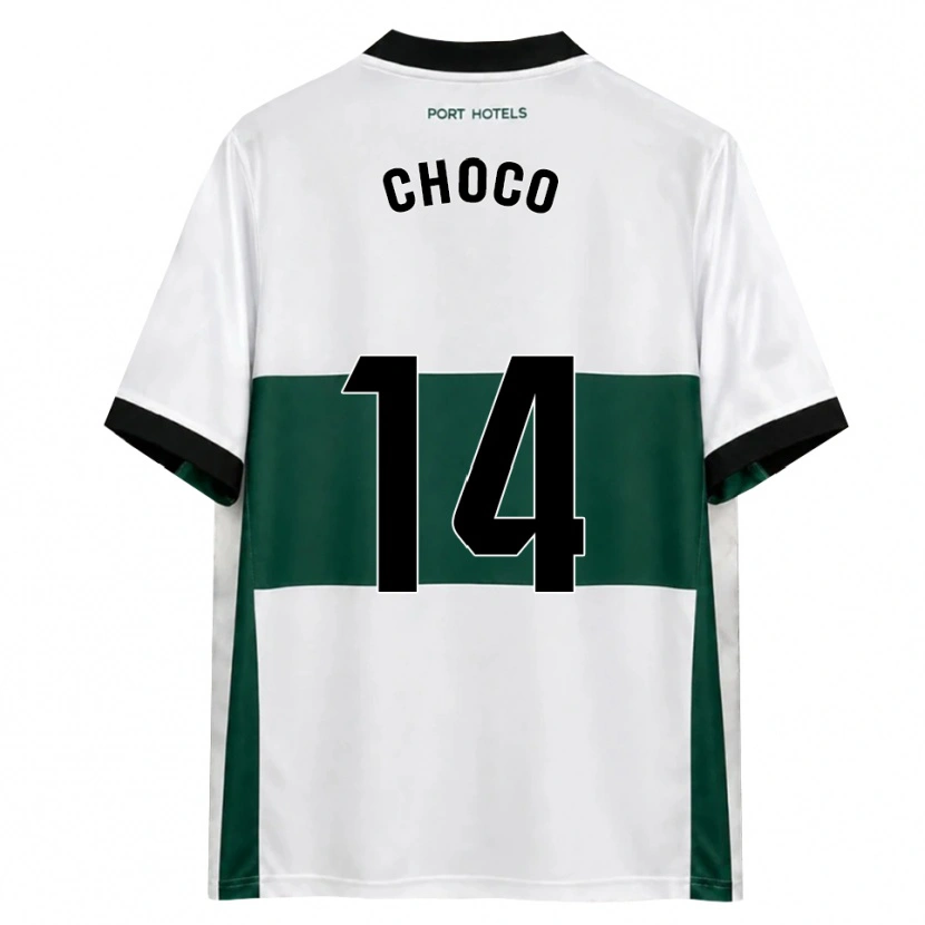 Danxen Heren Choco #14 Groen Wit Rood Thuisshirt Thuistenue 2026/27 T-Shirt