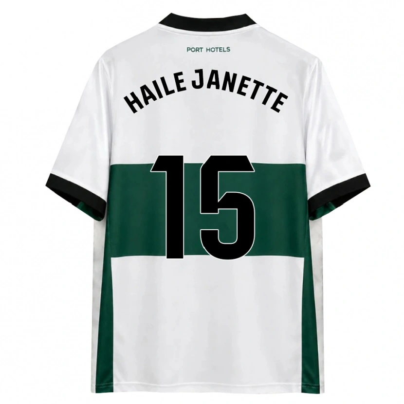 Danxen Heren Haile Janette Pereira Richards #15 Groen Wit Rood Thuisshirt Thuistenue 2026/27 T-Shirt