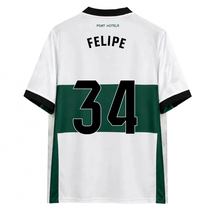 Danxen Heren Pablo Felipe #34 Groen Wit Rood Thuisshirt Thuistenue 2026/27 T-Shirt
