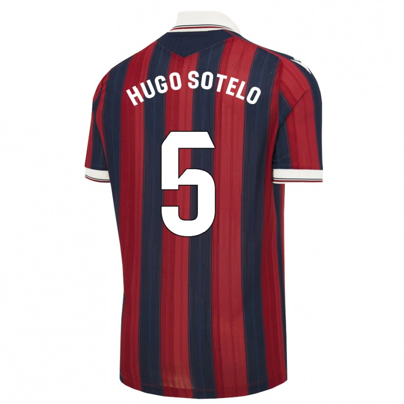 Danxen Heren Hugo Sotelo #5 Middernachtblauw Rood Thuisshirt Thuistenue 2026/27 T-Shirt