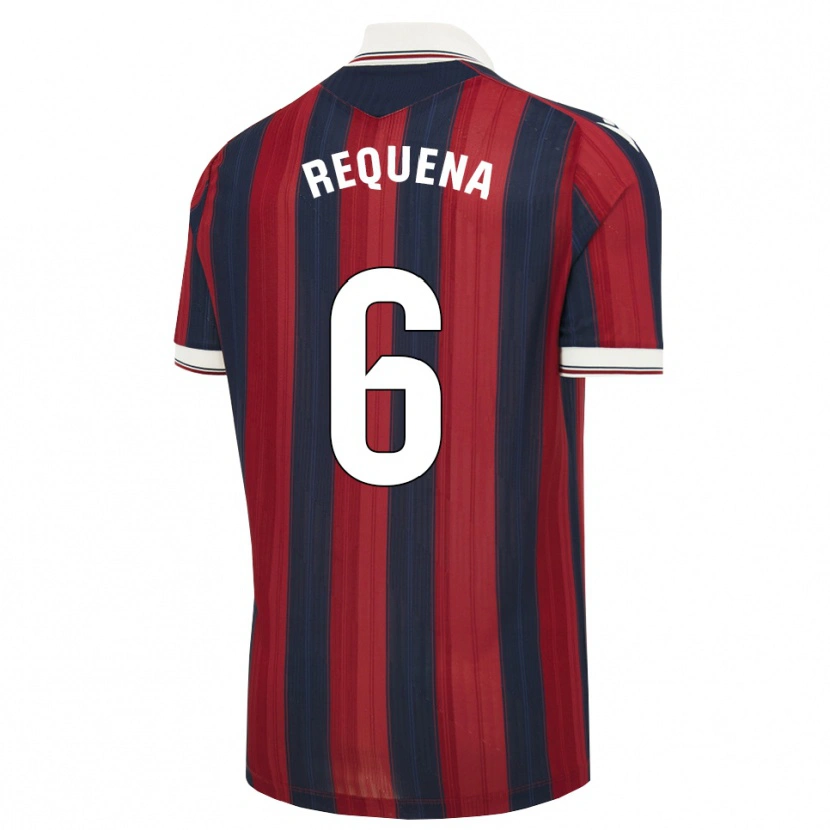 Danxen Heren Dani Requena #6 Middernachtblauw Rood Thuisshirt Thuistenue 2026/27 T-Shirt