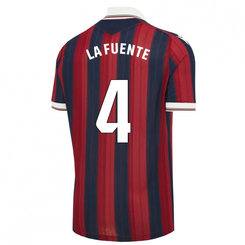 Danxen Heren Adrián Dela #4 Middernachtblauw Rood Thuisshirt Thuistenue 2026/27 T-Shirt