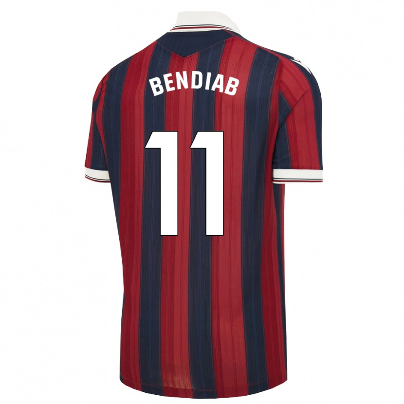 Danxen Heren Zadig Bendiab #11 Middernachtblauw Rood Thuisshirt Thuistenue 2026/27 T-Shirt