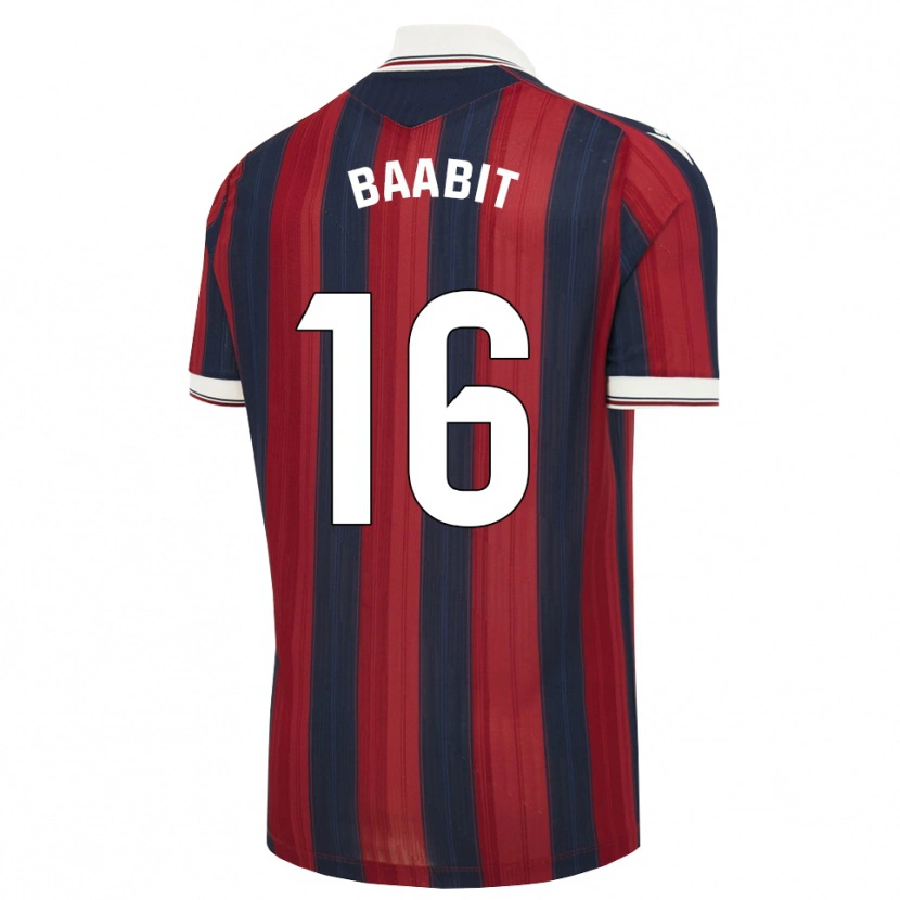 Danxen Heren Adam Baabit #16 Middernachtblauw Rood Thuisshirt Thuistenue 2026/27 T-Shirt