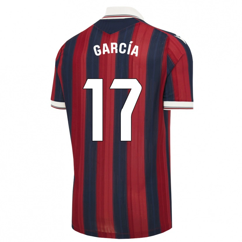 Danxen Heren Víctor García #17 Middernachtblauw Rood Thuisshirt Thuistenue 2026/27 T-Shirt