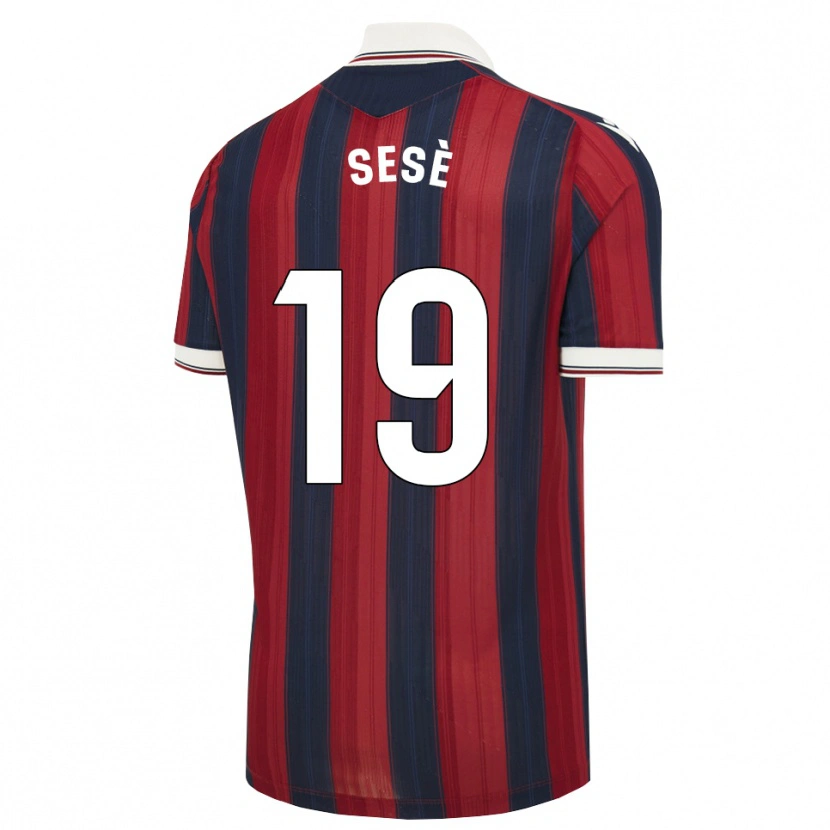 Danxen Heren Mario Sesè #19 Middernachtblauw Rood Thuisshirt Thuistenue 2026/27 T-Shirt