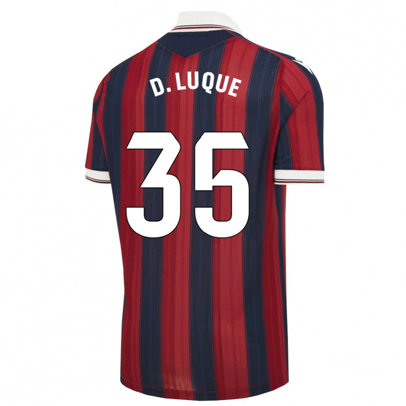 Danxen Heren Daniela Luque Fernández #35 Middernachtblauw Rood Thuisshirt Thuistenue 2026/27 T-Shirt