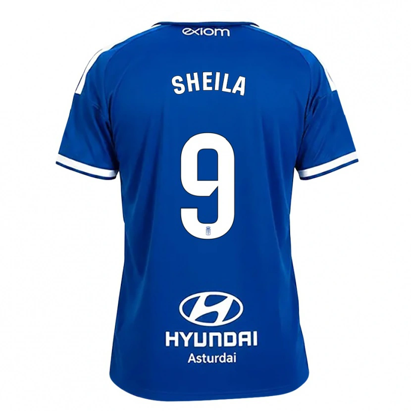 Danxen Heren Sheila Elorza Hernández #9 Mediumblauw Wit Thuisshirt Thuistenue 2026/27 T-Shirt
