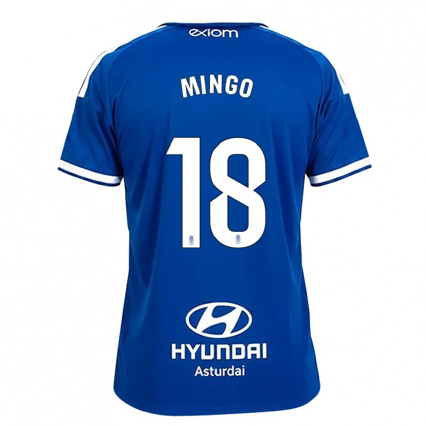 Danxen Heren Víctor Mingo #18 Mediumblauw Wit Thuisshirt Thuistenue 2026/27 T-Shirt