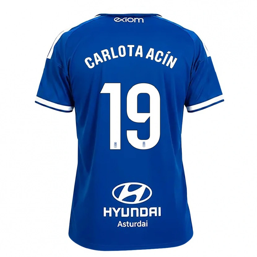 Danxen Heren Carlota Acin Casajus #19 Mediumblauw Wit Thuisshirt Thuistenue 2026/27 T-Shirt