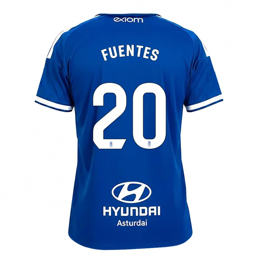 Danxen Heren Jaime Fuentes #20 Mediumblauw Wit Thuisshirt Thuistenue 2026/27 T-Shirt