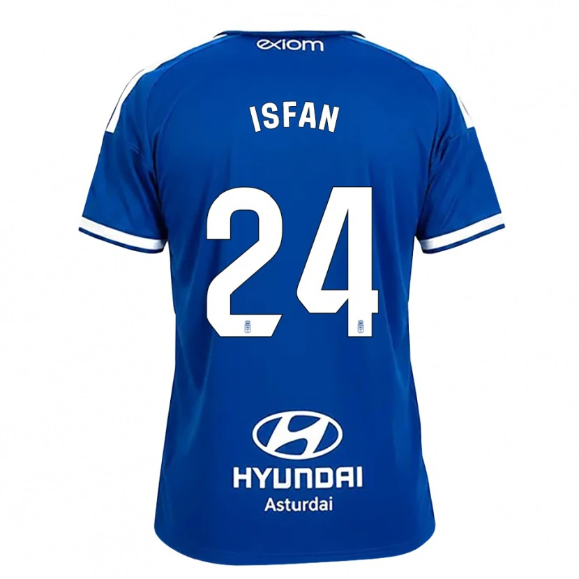 Danxen Heren Alexandru Ișfan #24 Mediumblauw Wit Thuisshirt Thuistenue 2026/27 T-Shirt