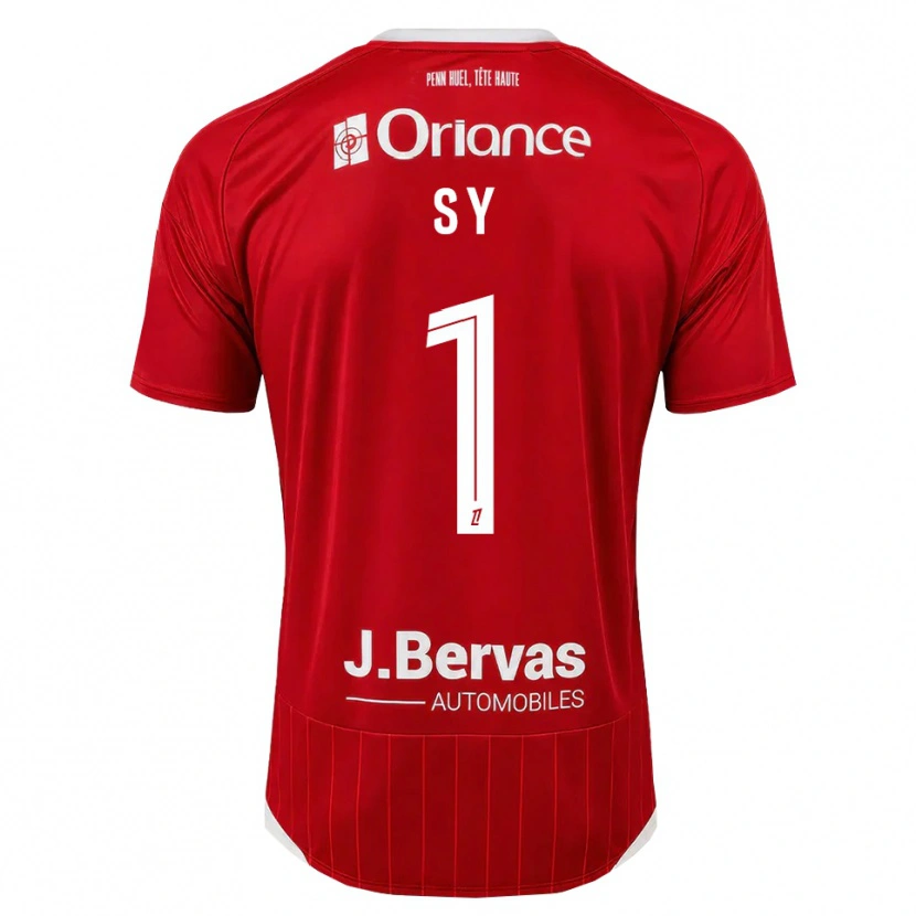 Danxen Heren Seydou Sy #1 Wit Rood Thuisshirt Thuistenue 2026/27 T-Shirt
