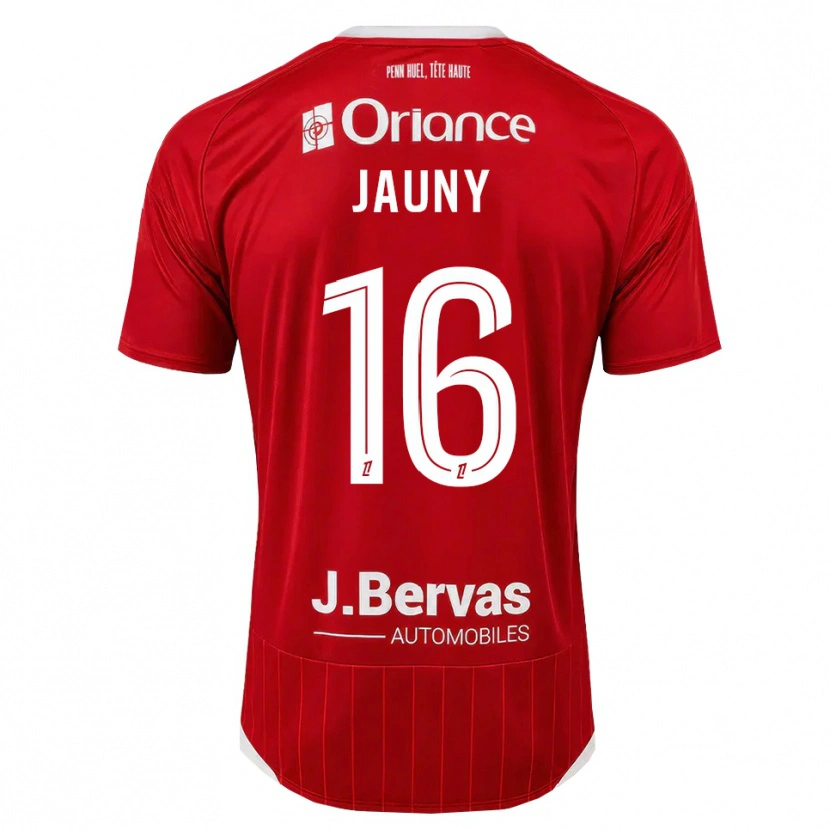 Danxen Heren Noah Jauny #16 Wit Rood Thuisshirt Thuistenue 2026/27 T-Shirt