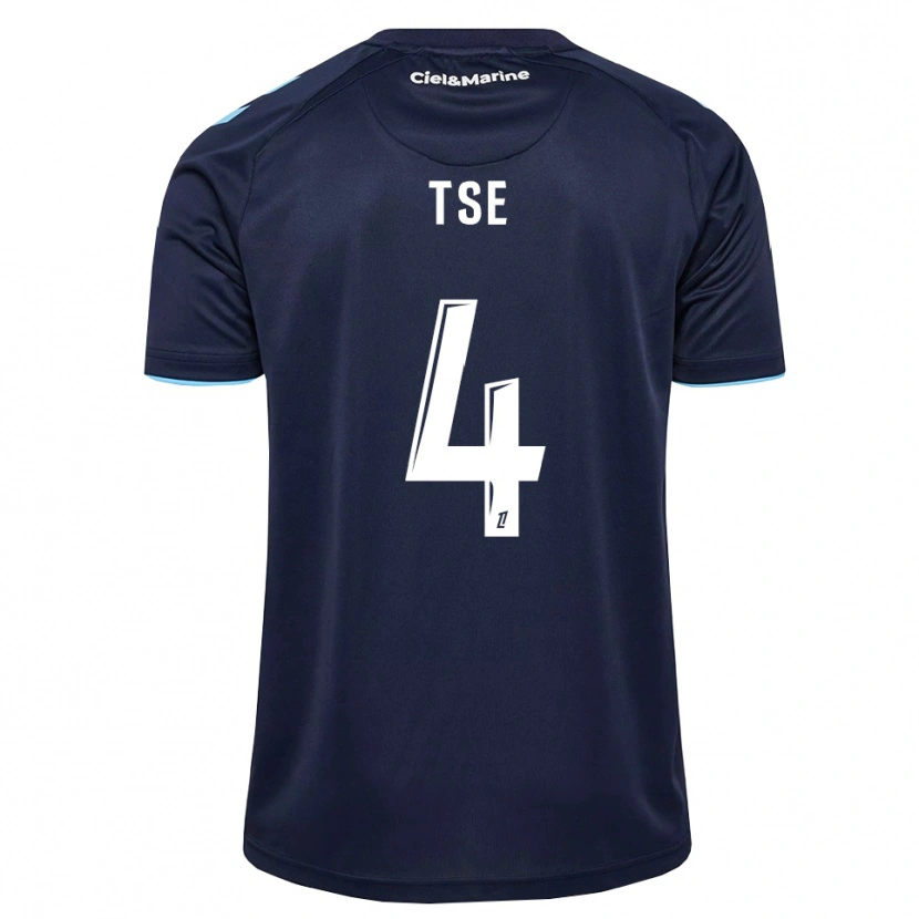 Danxen Heren Élisabeth Tsé #4 Centaurieblauw Middernachtblauw Thuisshirt Thuistenue 2026/27 T-Shirt