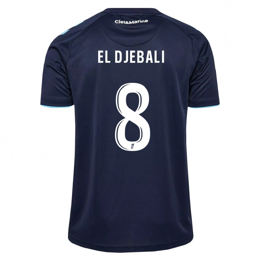 Danxen Heren Rayan El Djebali #8 Centaurieblauw Middernachtblauw Thuisshirt Thuistenue 2026/27 T-Shirt