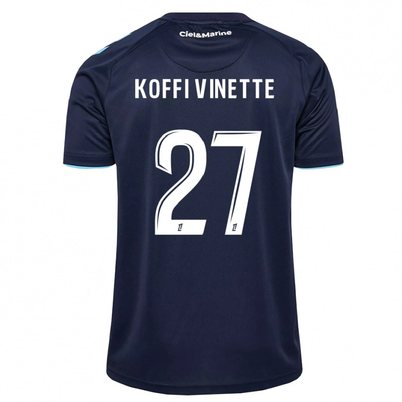 Danxen Heren Enzo Koffi #27 Centaurieblauw Middernachtblauw Thuisshirt Thuistenue 2026/27 T-Shirt