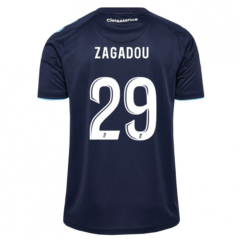 Danxen Heren Stephan Zagadou #29 Centaurieblauw Middernachtblauw Thuisshirt Thuistenue 2026/27 T-Shirt