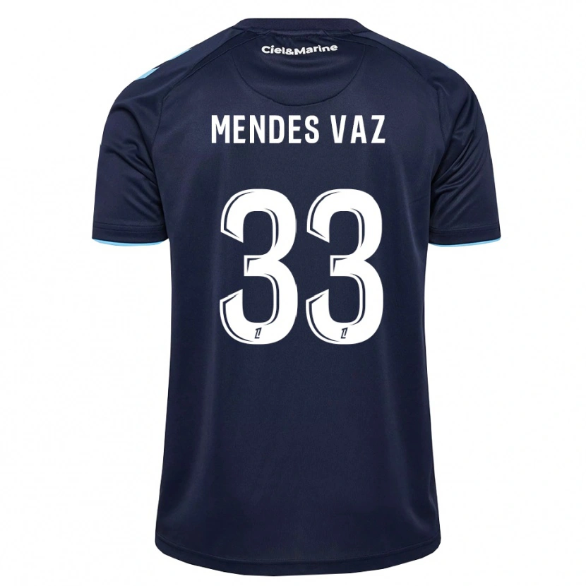 Danxen Heren Hernâni Mendes Vaz #33 Centaurieblauw Middernachtblauw Thuisshirt Thuistenue 2026/27 T-Shirt