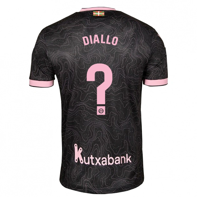 Danxen Heren Selu Diallo #0 Zwart Roze Uitshirt Uittenue 2026/27 T-Shirt